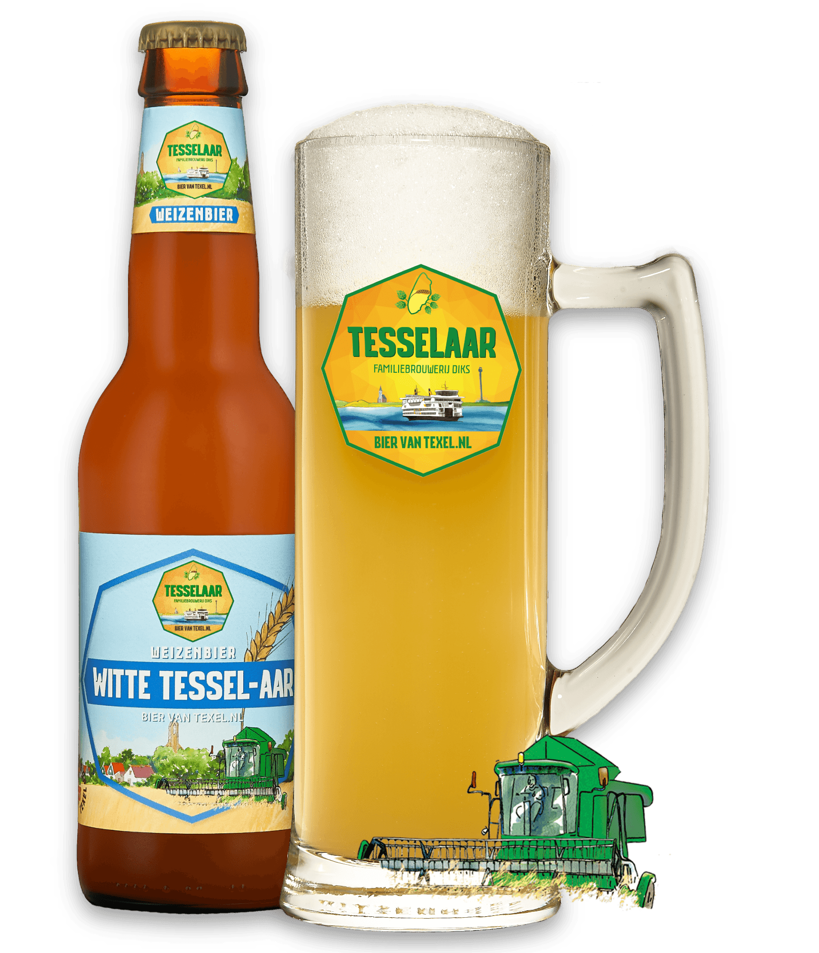 Witte Tessel-aar weizen 