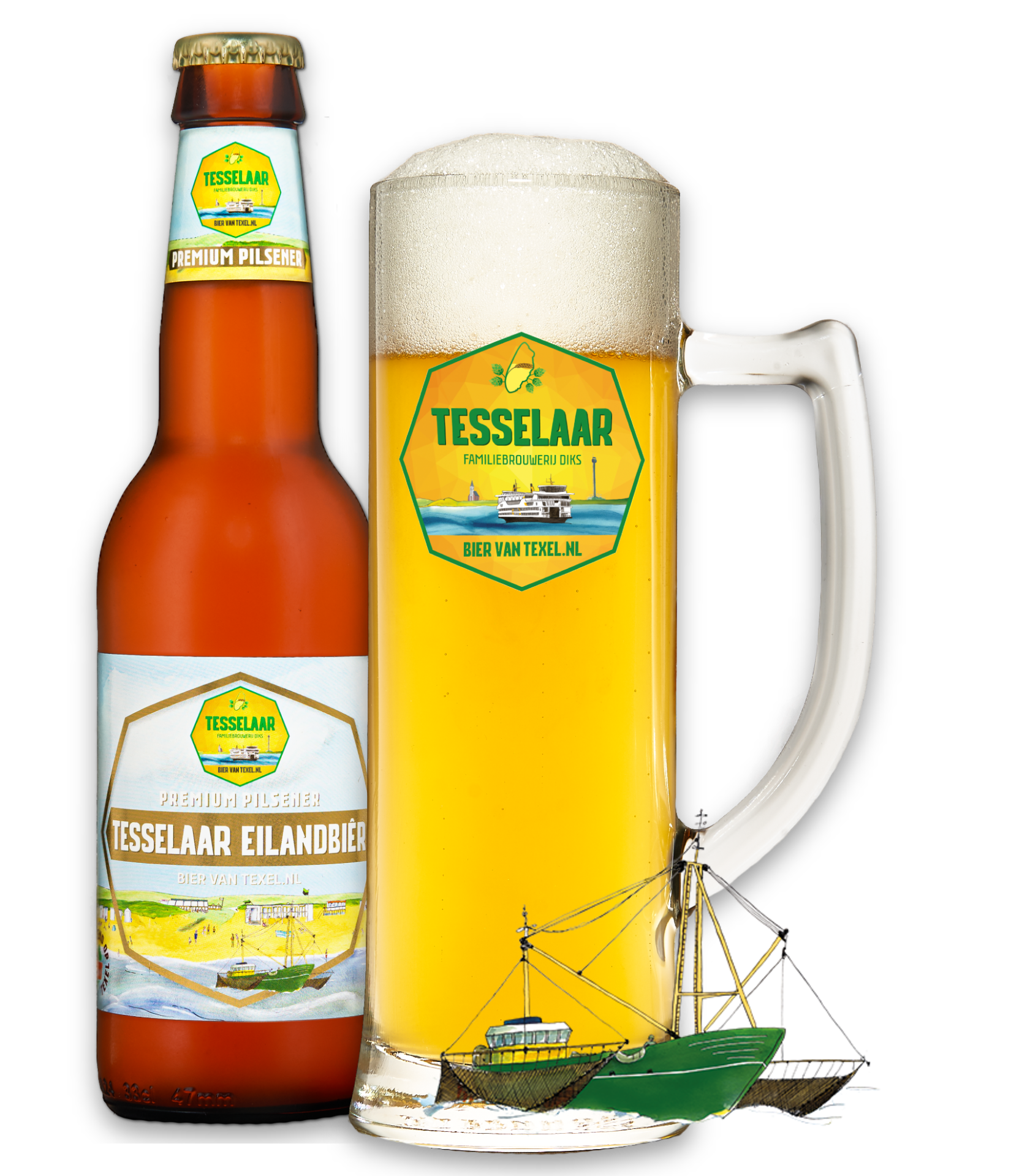 Tesselaar Eilandbiêr - Pils van Texel